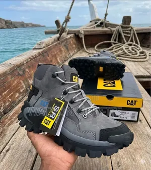 Men's Leather Shoes 3 Colours Grey Black and Brown Cat Boots