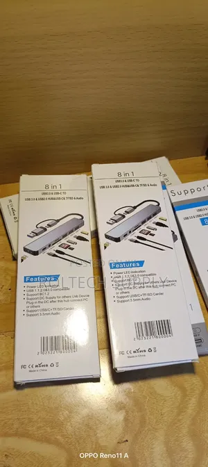 Type C Adapter 8 In 1