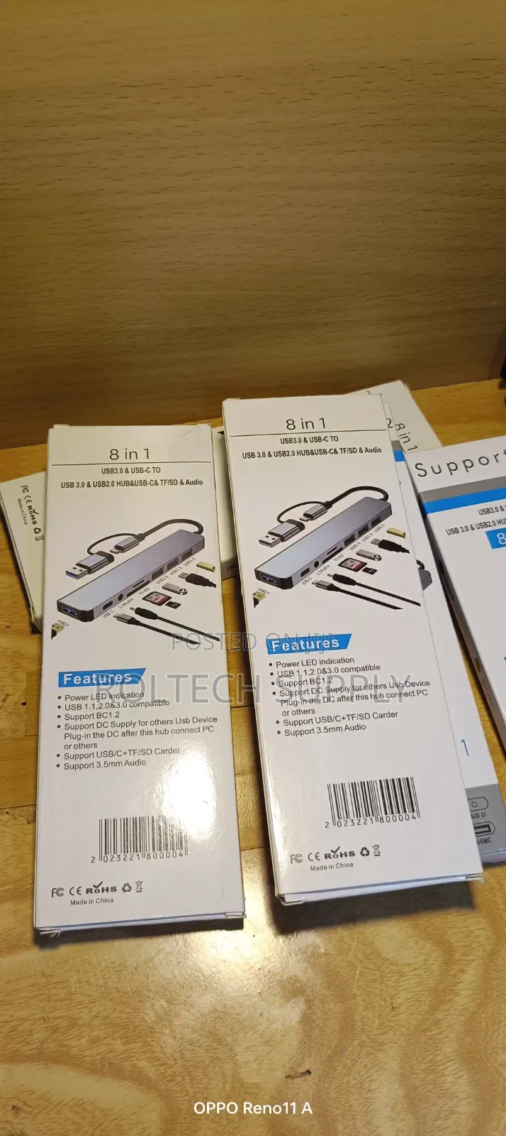 Type C Adapter 8 In 1