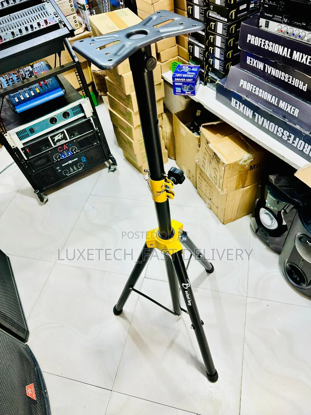 Heavy-Duty Tripod Speaker Stand