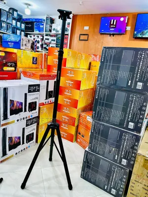 Heavy-Duty, Height-Adjustable Tripod Speaker Stand