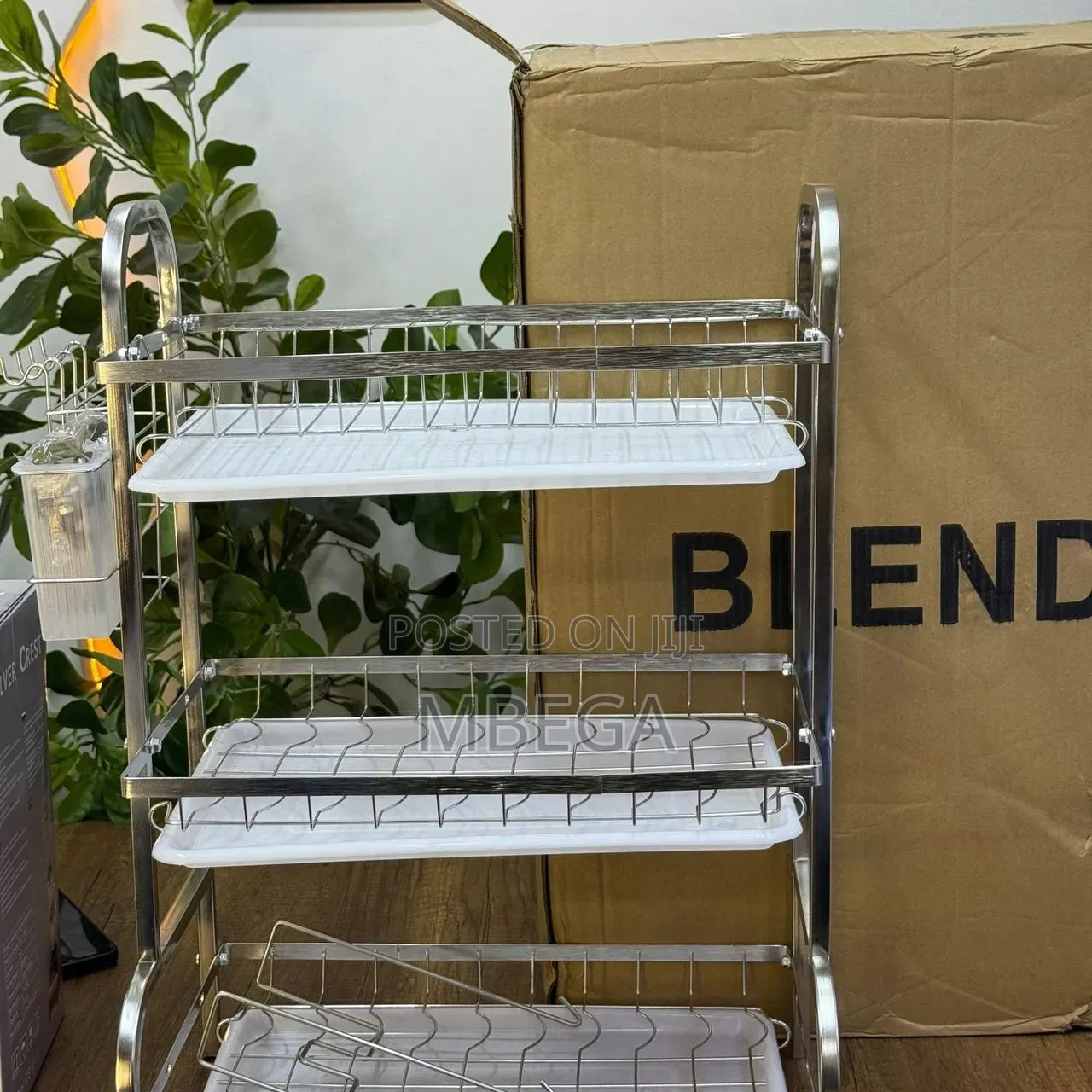 3-Tier Stainless Steel Dish Drainer