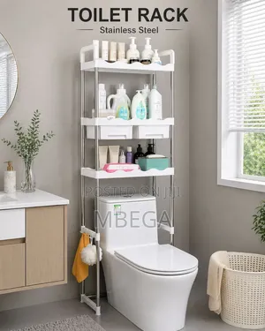 Steel Toilet Storage Rack