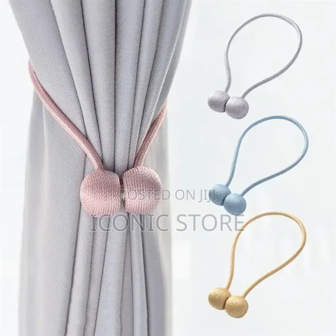 Elegant Curtain Tieback Rope – Magnetic Holder for Curtains