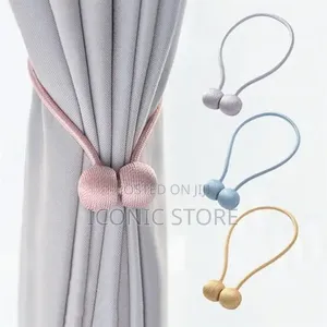 Elegant Curtain Tieback Rope – Magnetic Holder for Curtains