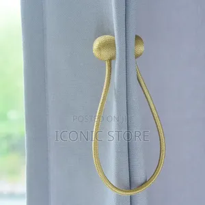 Elegant Curtain Tieback Rope – Magnetic Holder for Curtains