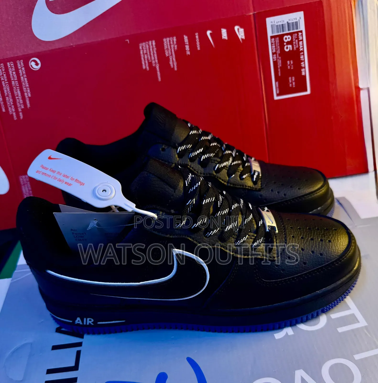 Men's Leather Shoes or Sneakers or Footwears Nike Airforce 1 Nicely Ok