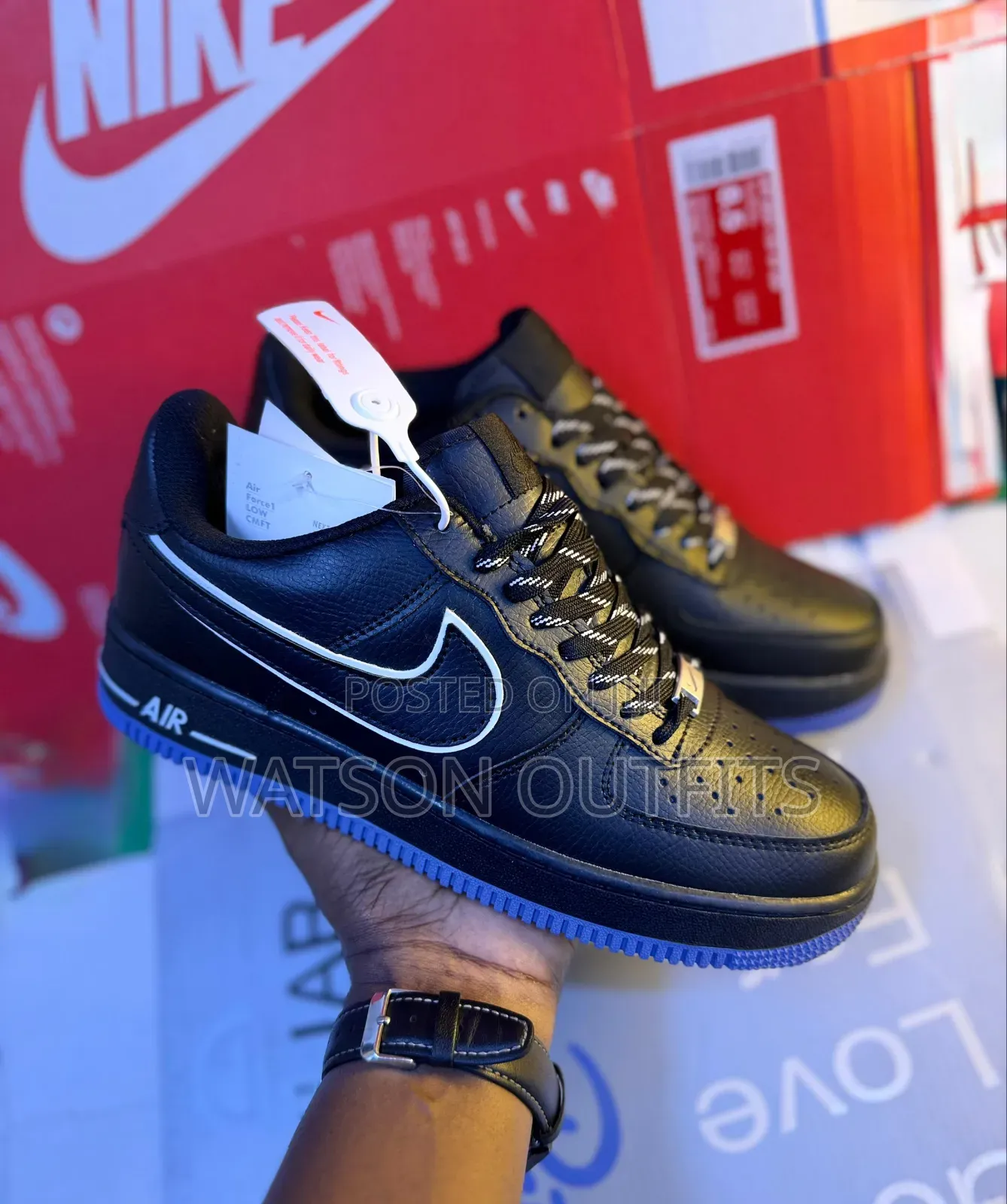 Men's Leather Shoes or Sneakers or Footwears Nike Airforce 1 Nicely Ok