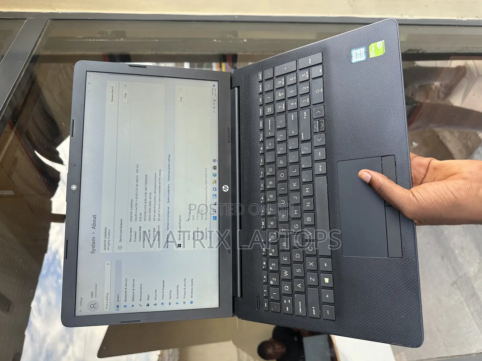 Laptop HP 250 G5 8GB Intel Core i5 HDD+SSD 640GB