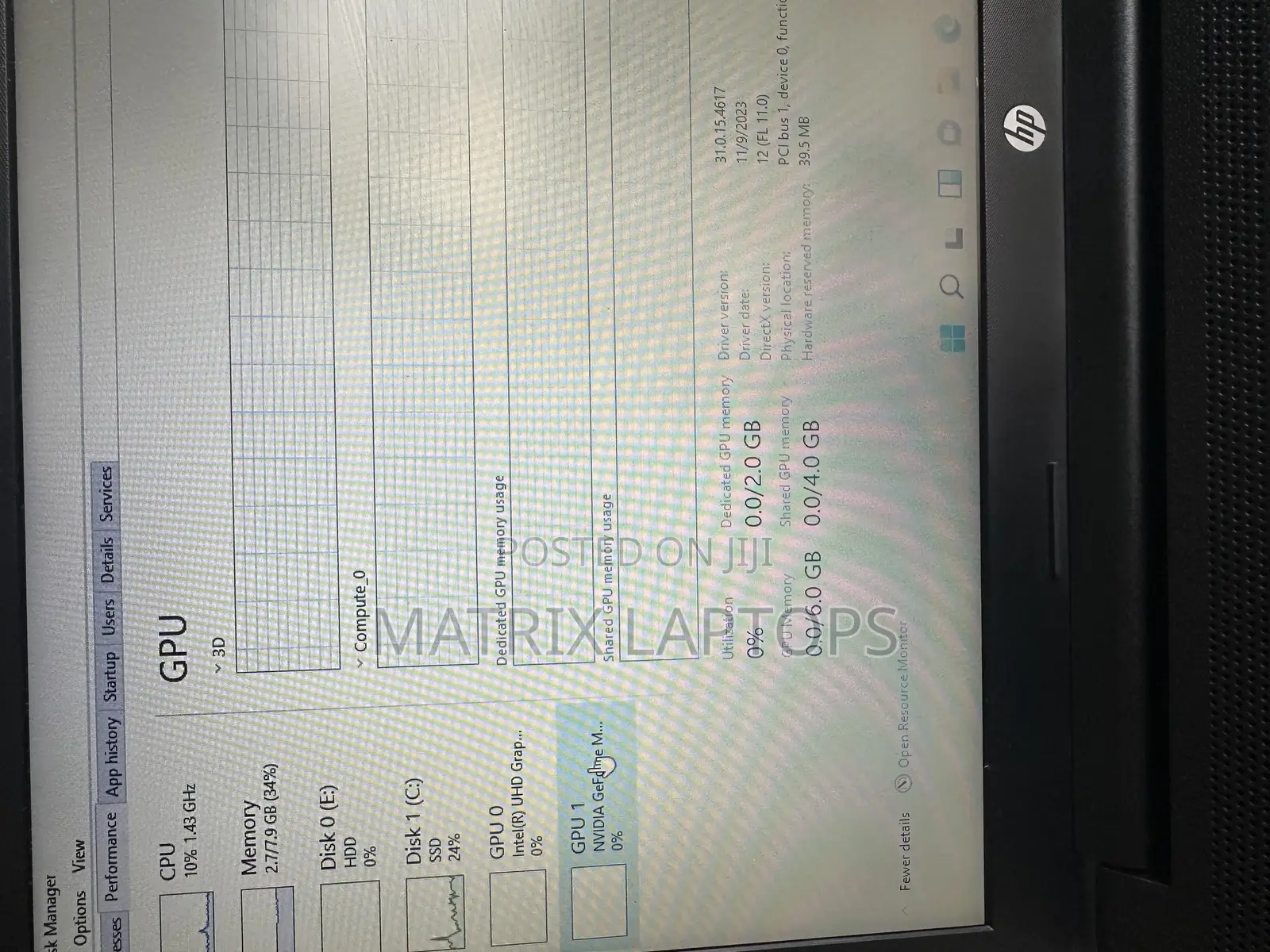 Laptop HP 250 G5 8GB Intel Core i5 HDD+SSD 640GB