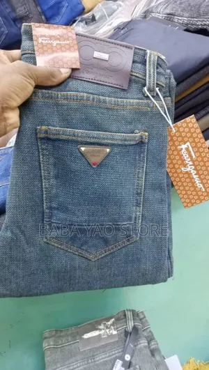 Men's Clothing Colorfast Green Jeans