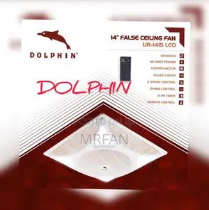 Dolphin Ur-1415 ( False Ceiling Fan) * 60 Kwa 60 *