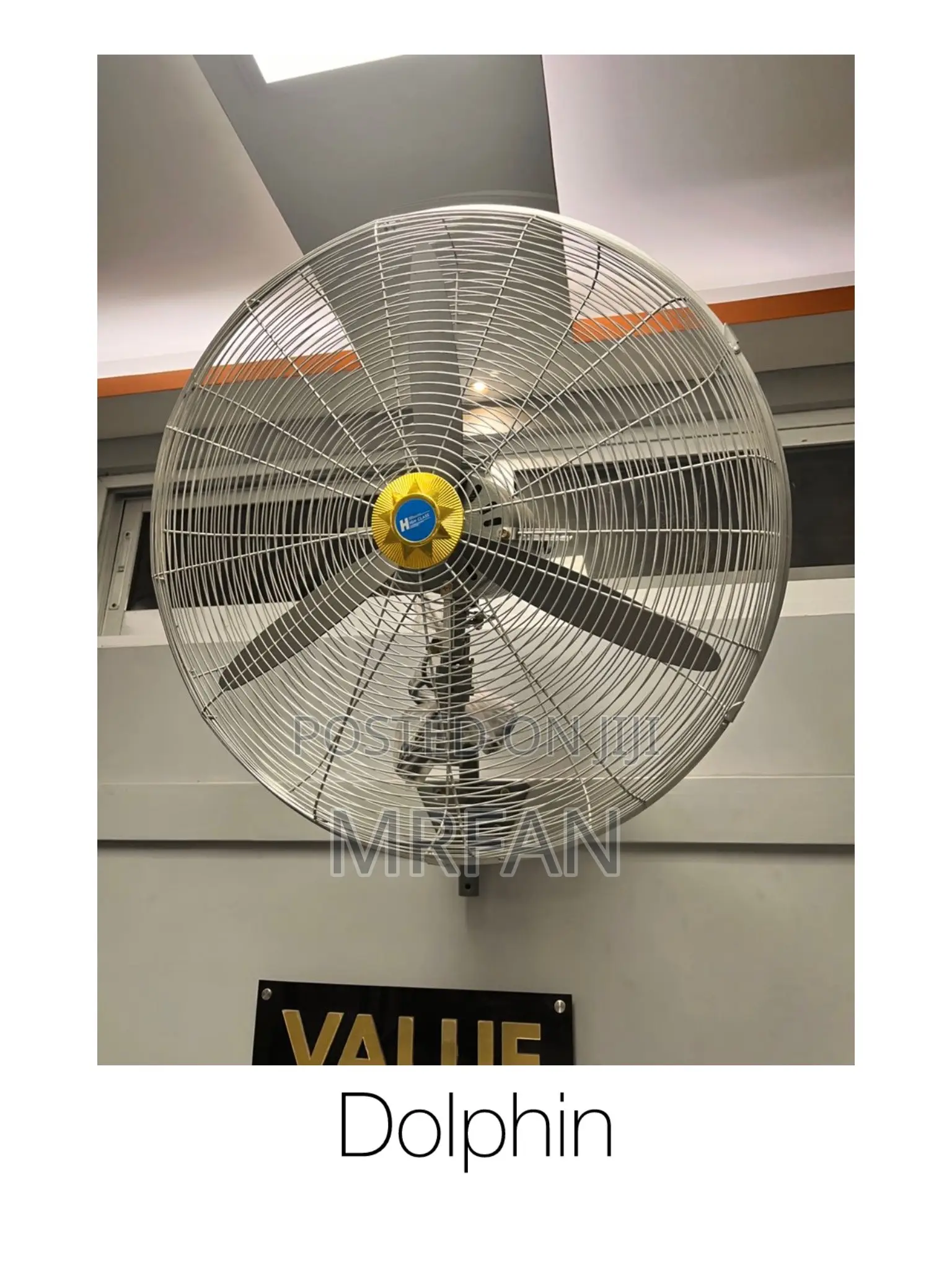 *Highclass Industrial Fans* Size 26 Wall Fan