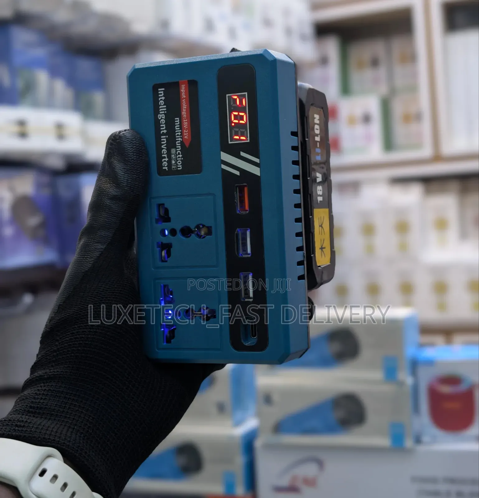 Multifunction Intelligent Inverter Powered by Lithium-Ion Battery