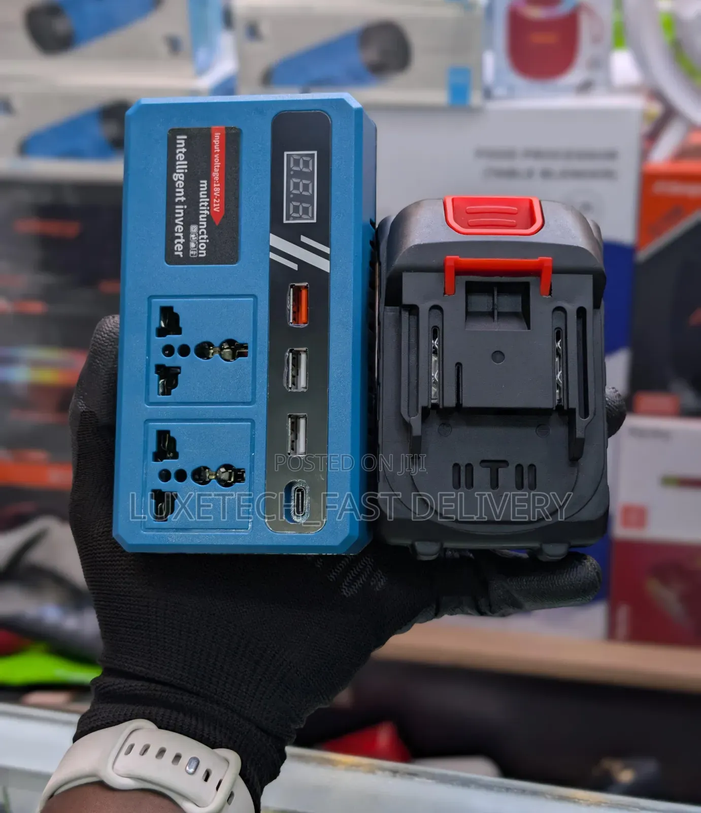 Multifunction Intelligent Inverter Powered by Lithium-Ion Battery