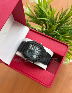Men's New Watches World Time Casio New Model Leather Straps Smart