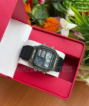 Men's New Watches World Time Casio New Model Leather Straps Smart