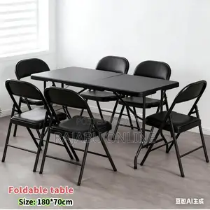 Black Affordable Table 195000 Chair 85000