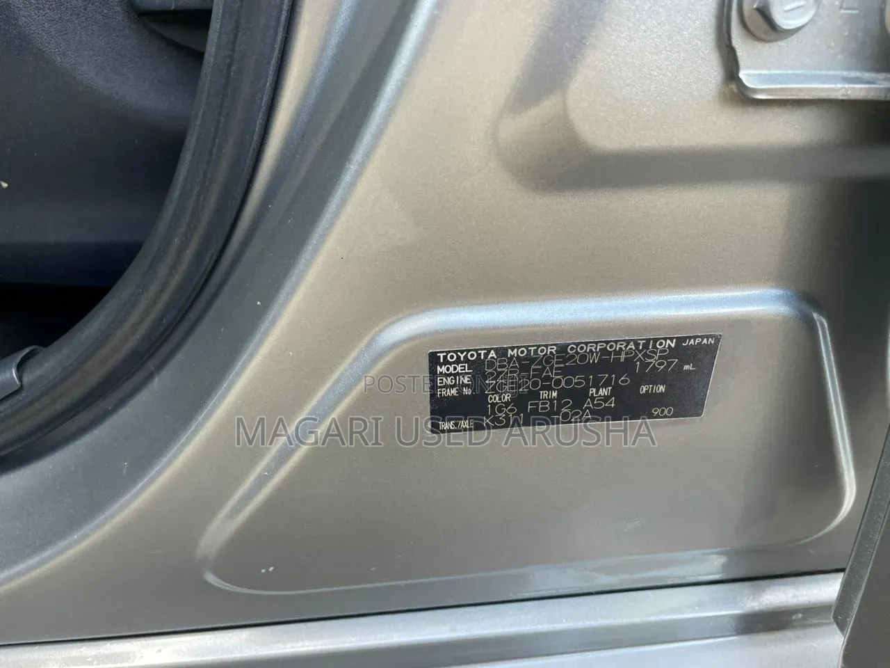 Toyota Wish 2010 Gray