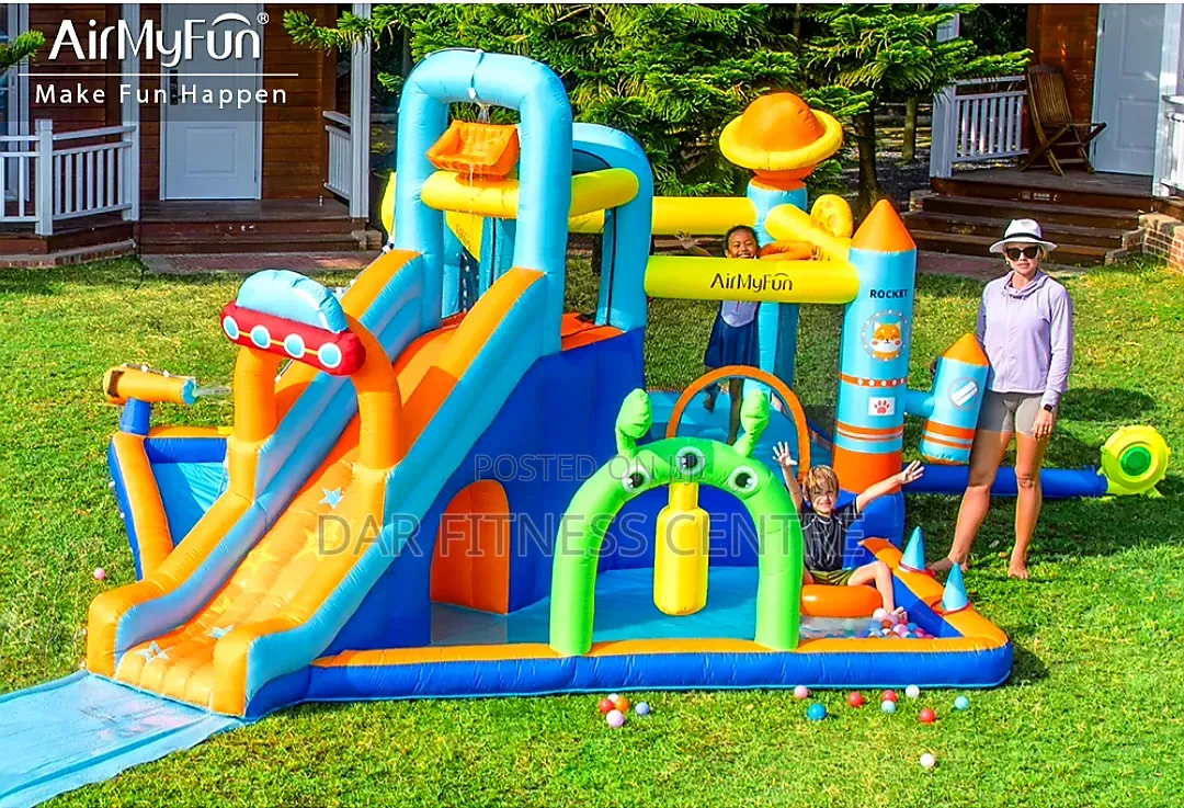 Iinflatable Bounce House Animal Water Slide