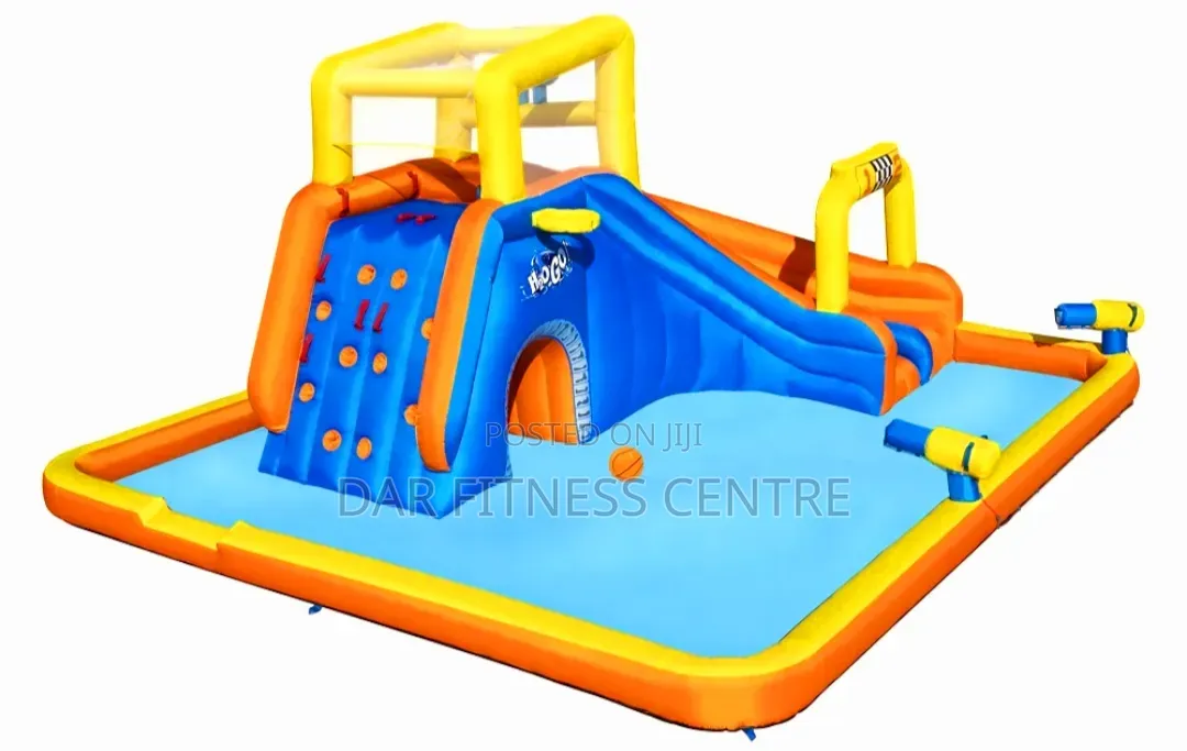 Inflatable Castle Slide Water Pack Pool Kids
