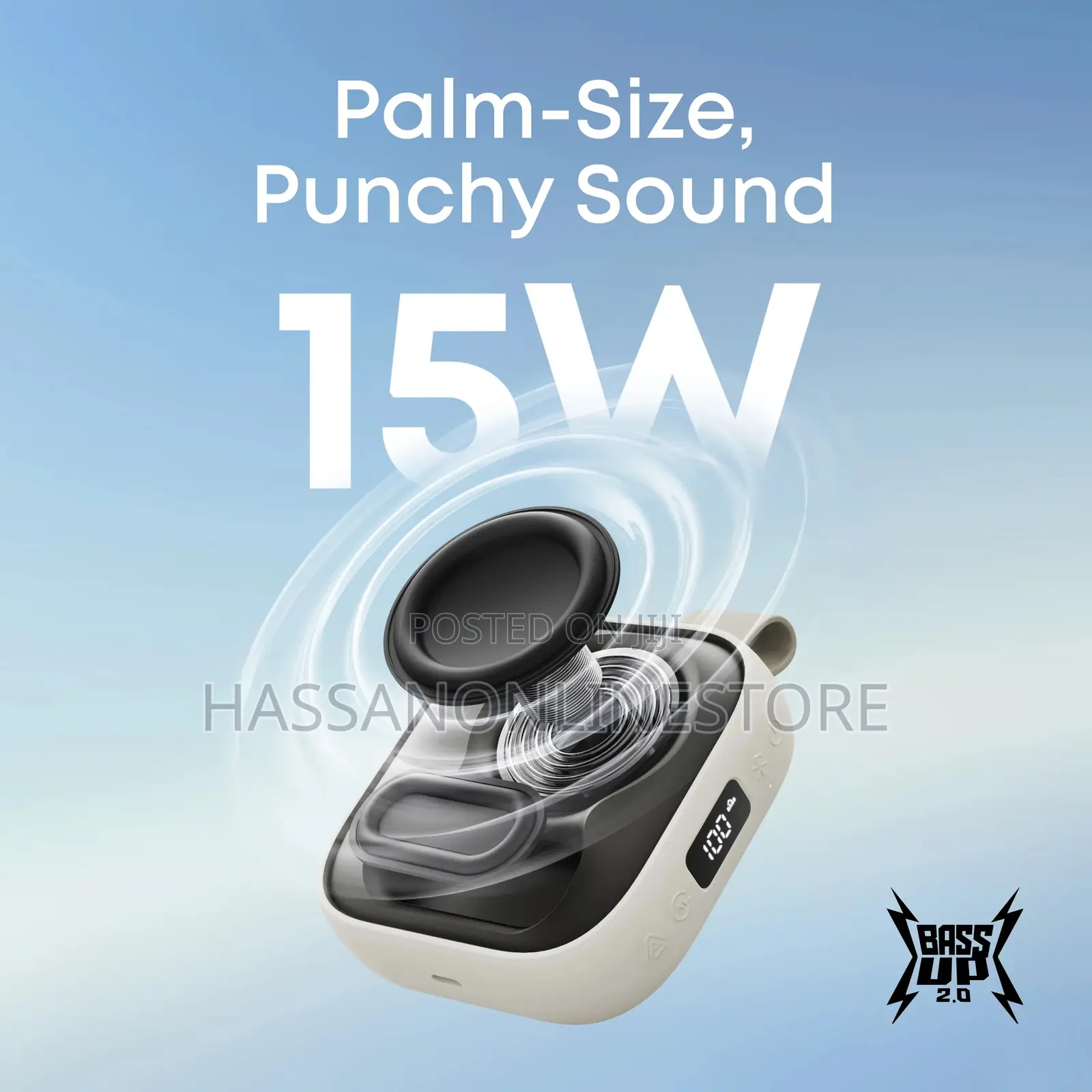 Soundcore by Anker Boom Go 3i Portable Bluetooth Speaker - 
Beige