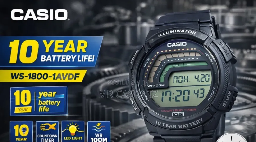 Casio Ws-1800h-1avdf