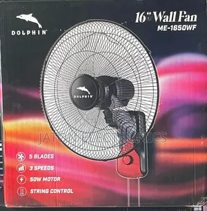 Dolphin Wall Fan Size 16