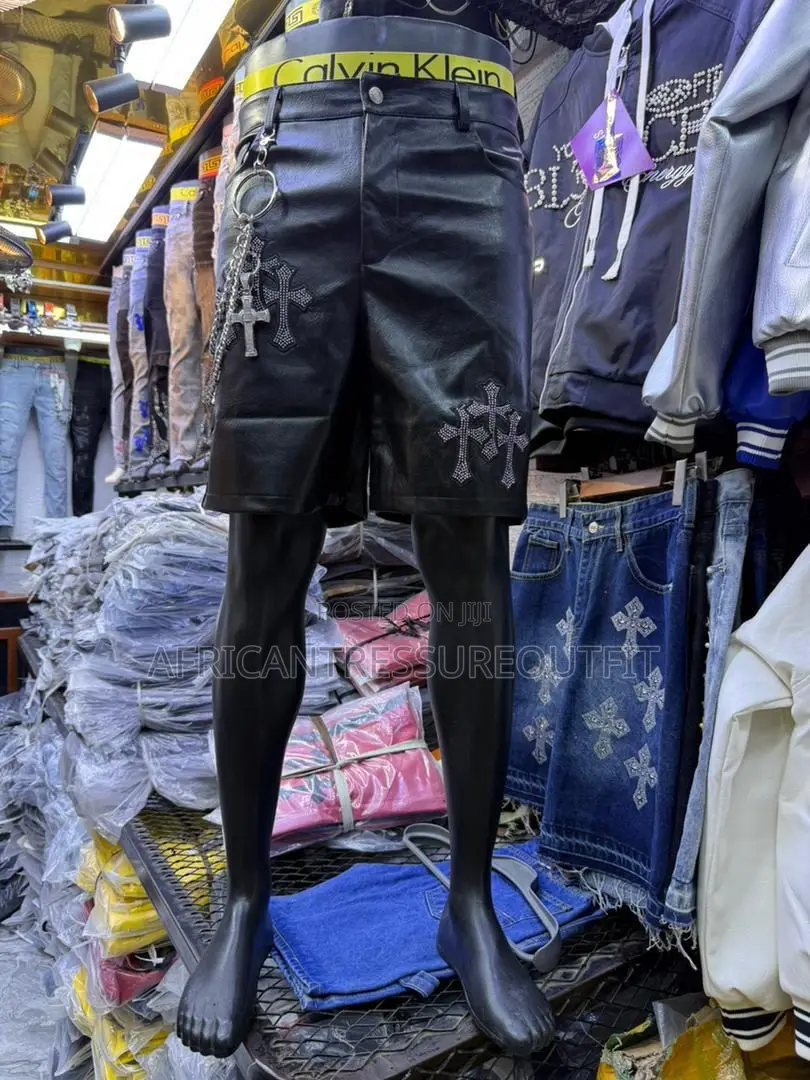 Corteiz Leather Jeans Collection Available