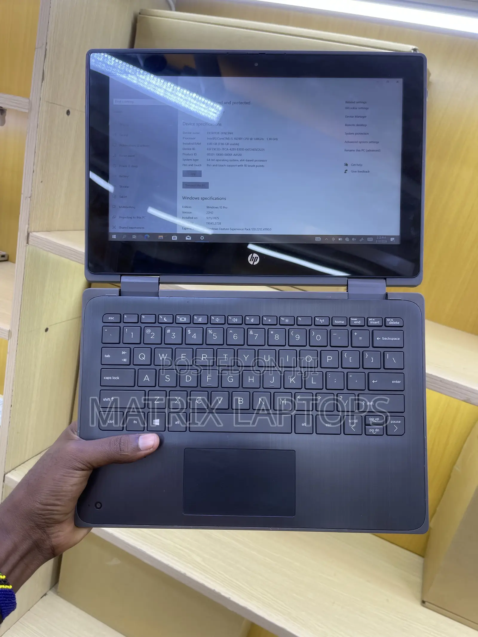 Laptop HP ProBook 11 X360 8GB Intel Core i5 SSD 128GB