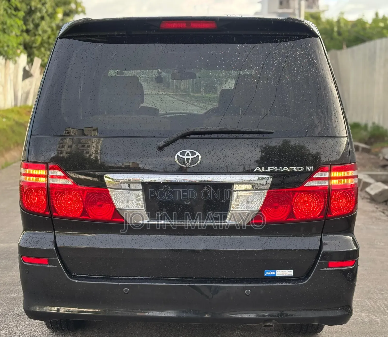 Toyota Alphard 2007 Black