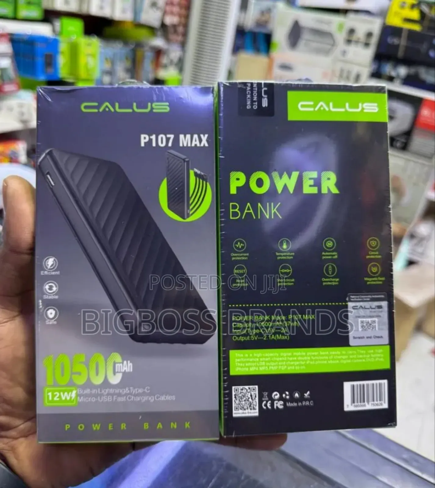 Calus Original Powerbank P107 Max 10500mah