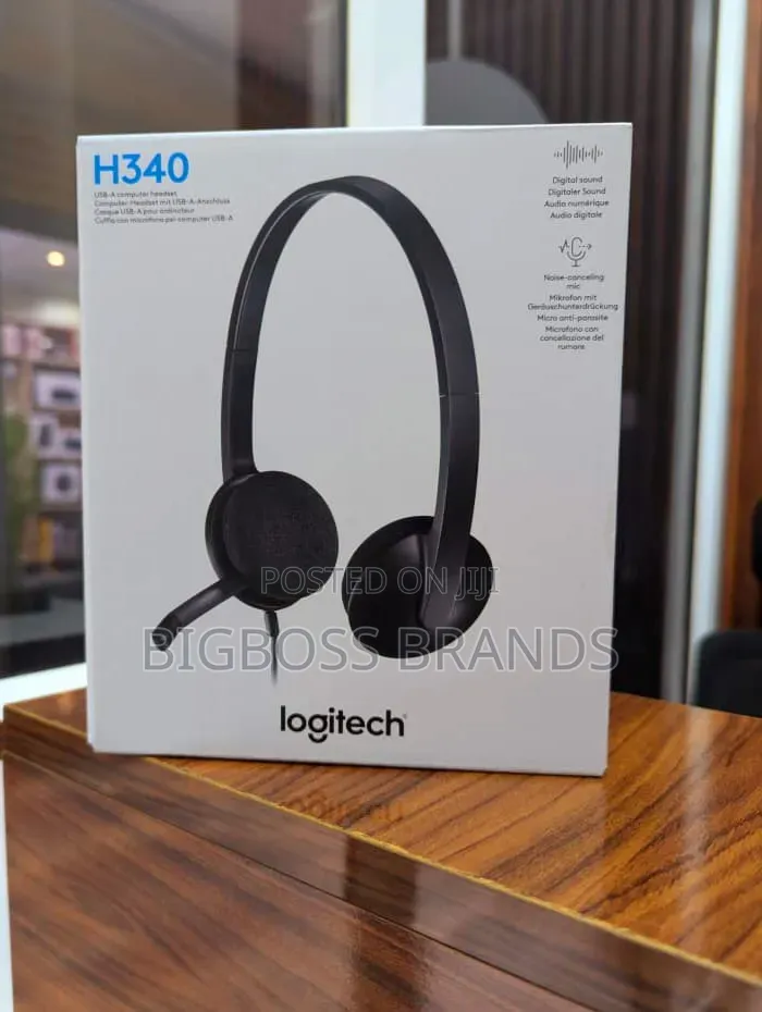 Original Logitech Usb Headset H340