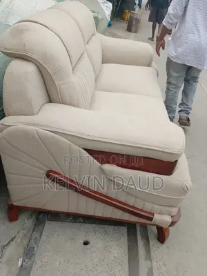 “Elegant Cream 7-Seater Sofa Set”