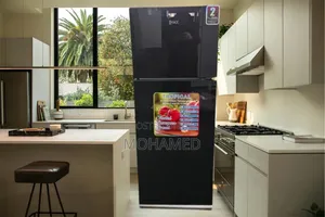 P-Max Black Glass Fridge 220l – Offer Maalum 