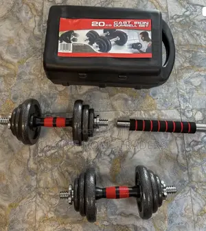 20kg Chrome Iron Barbell Dumbell