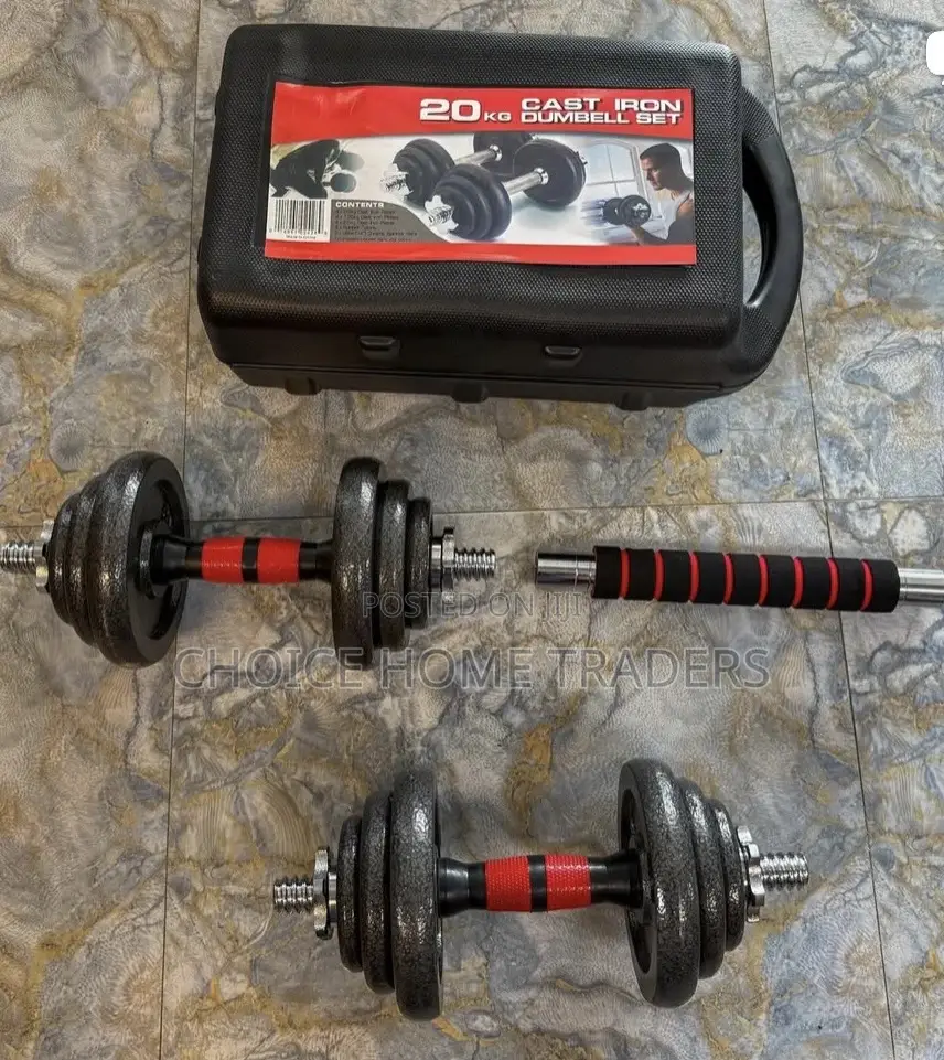 20kg Chrome Iron Barbell Dumbell