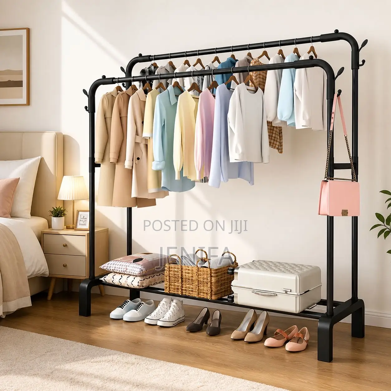 Double Pole Clothes Hanger