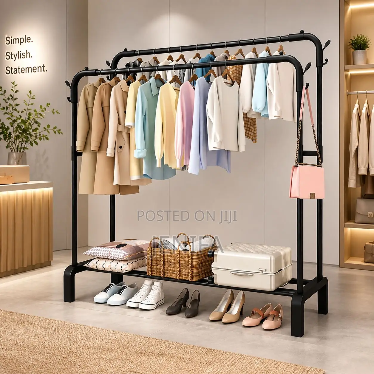 Double Pole Clothes Hanger