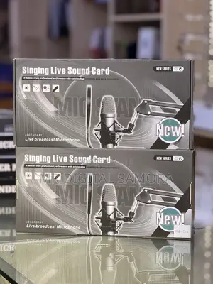 Singing Live Sound Card, Live Broadcast Microphone