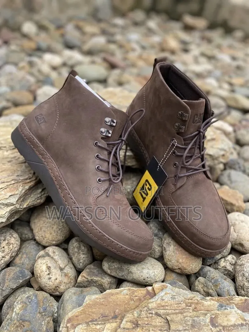 Men's Leather Shoes Cat or Caterpillar Hotly Branded Nicely Made