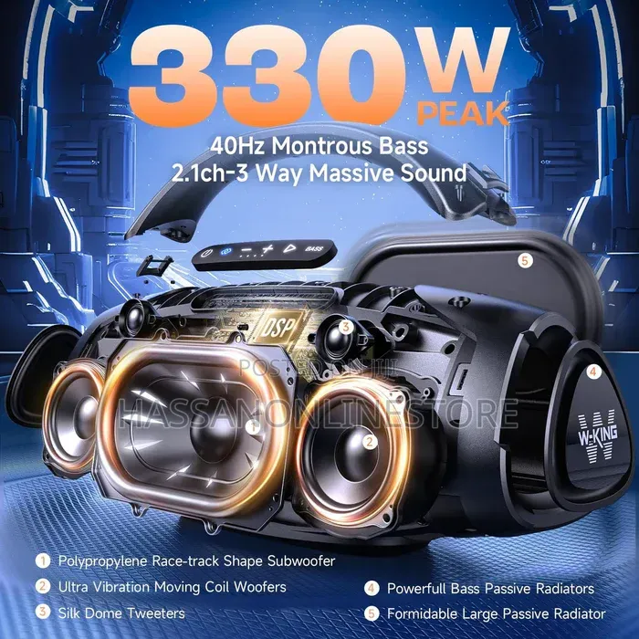 W King X20 Portable Bluetooth Speaker