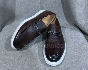 Men's Leather Shoes Boss Smartly Branded Topply Excellent
