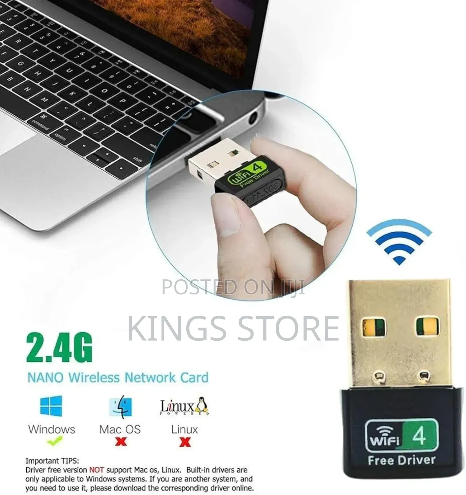 2 in 1 Usb Wifi Bluetooth Adapter for Computer