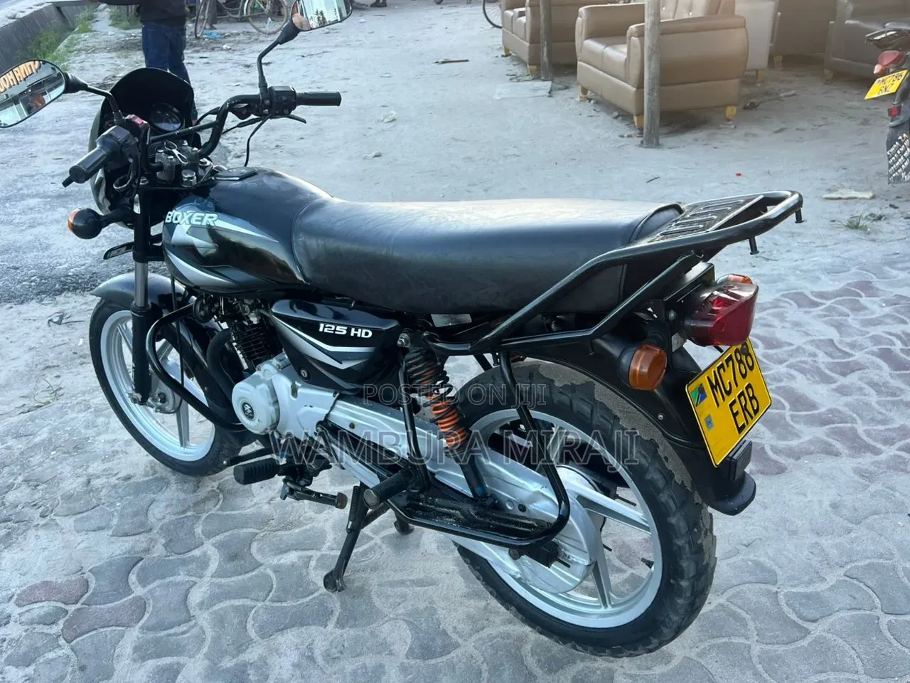 New Bajaj Boxer 125 2025 Black