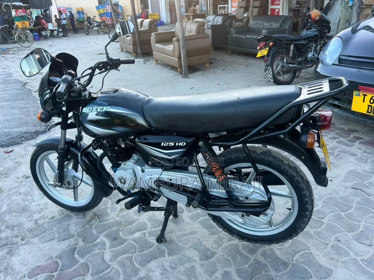 New Bajaj Boxer 125 2025 Black