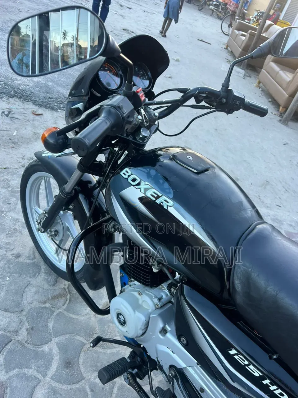 New Bajaj Boxer 125 2025 Black