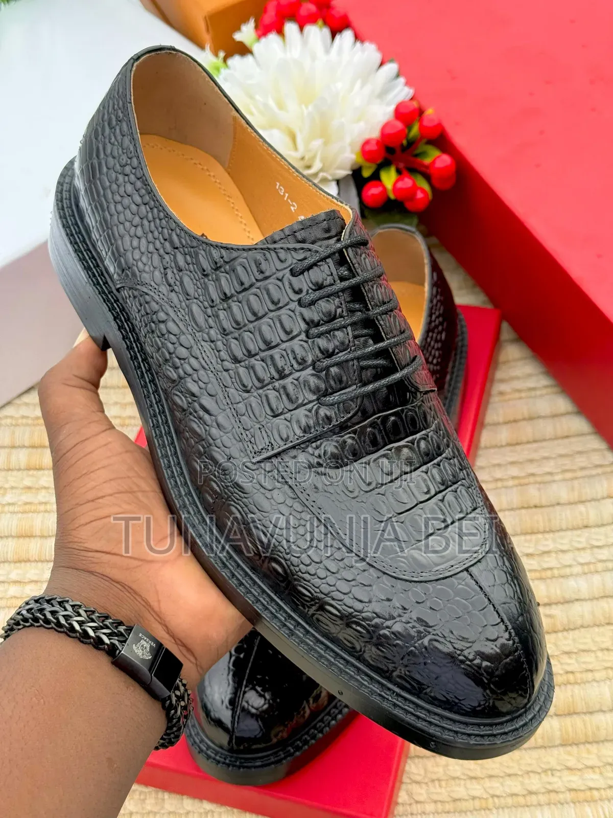 Weston Crocodile  Leather Shoes 