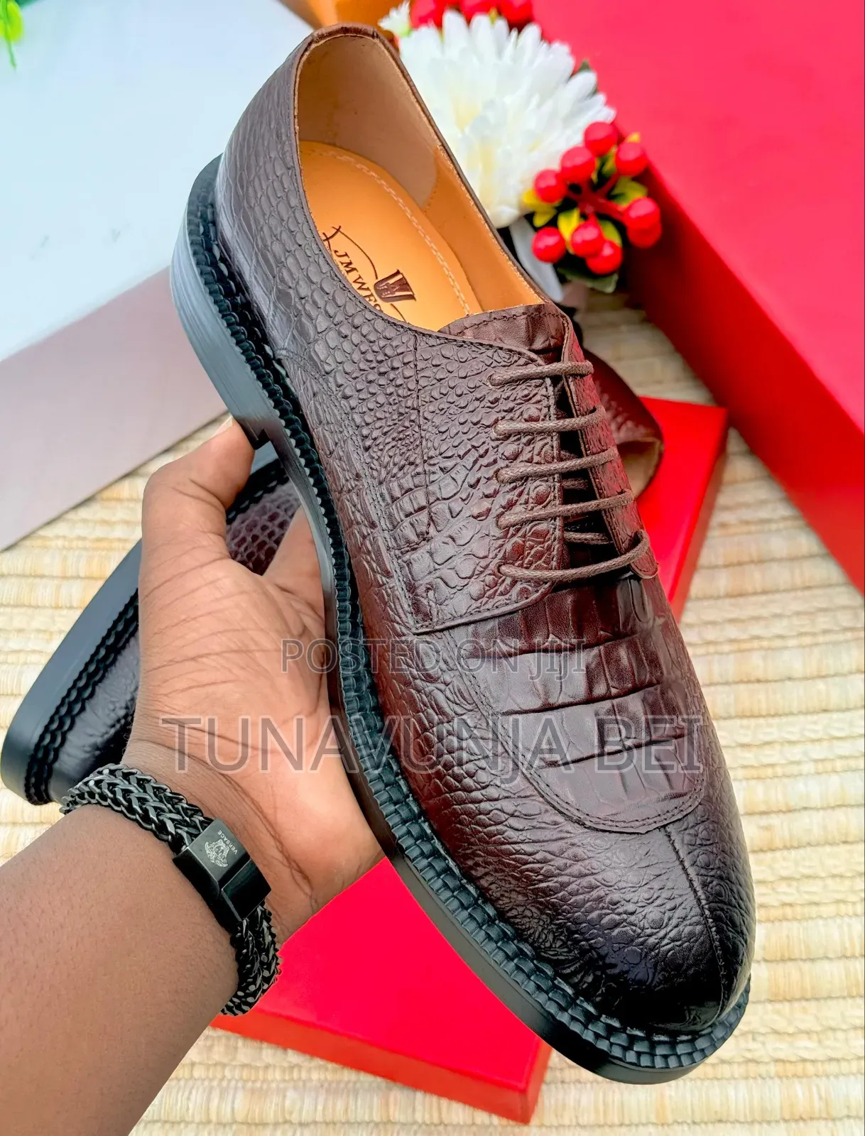 Weston Crocodile  Leather Shoes 
