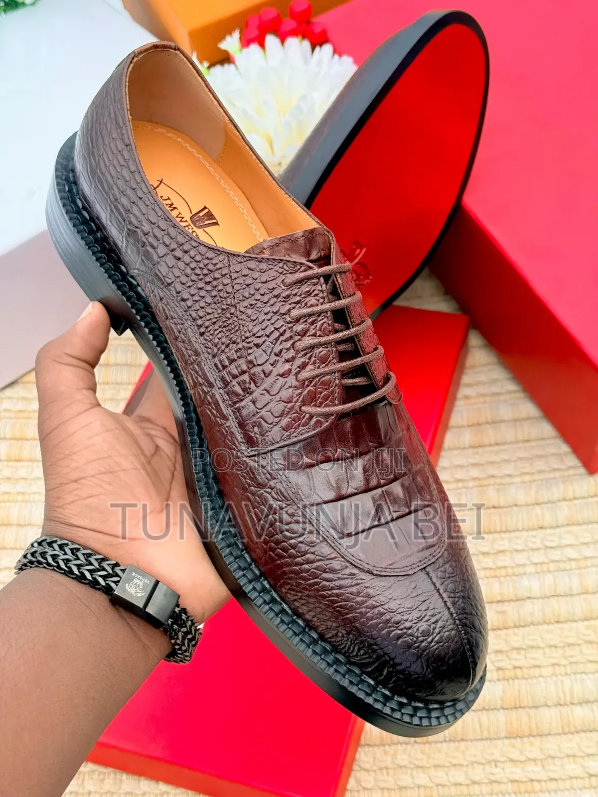 Weston Crocodile  Leather Shoes 